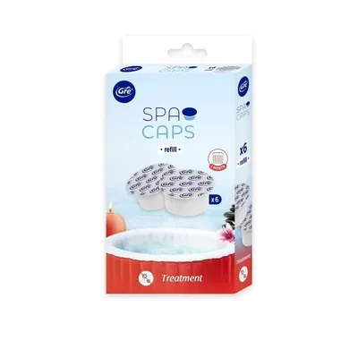 Produktbild von SPA CAPS Desinfektionskapseln, Chlorfrei, Für aufblasbare Whirlpools, 6 Stück