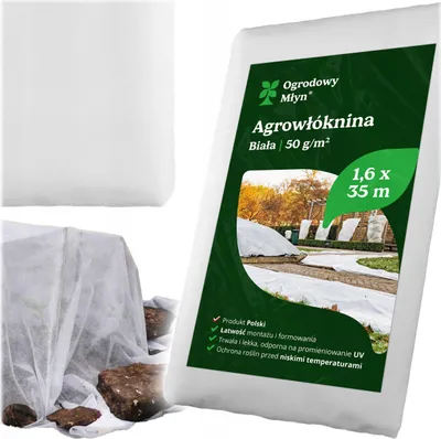 Obrázek produktu pro Zimní bílá agrotextilie pro rostliny 1,6 x 5 m