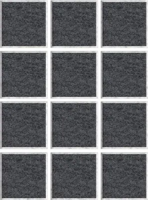 Produktbild von 12er-Pack Klebefilzgleiter mit abgerundeten Kanten, SCOTCH, 24 x 22 mm, grau