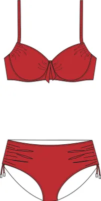 Produktbild von FASHY Damen Bikini rot 46C
