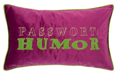 Produktbild von pad Kissenhülle Letters Humor Grün Pink (30x50cm)