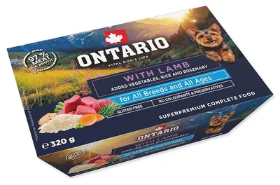 Imagen del producto de Vanička Ontario con cordero, 320g