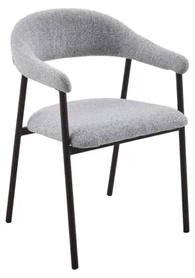Obrázok produktu pre Stôl HOMLA MORVANE, sivý, 58,5 × 55,5 × 84,5 cm