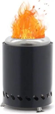 Produktbild von Famanu Tischfeuer - Kompakte Edelstahl-Tischfeuerstelle - Anthrazit