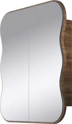 Produktbild von Skye Decor, Day Dream - Walnut, Badezimmerschränke, Badezimmerschränke, Nussbaum, Hartfaserplatte, 50 x 45 x 12 cm