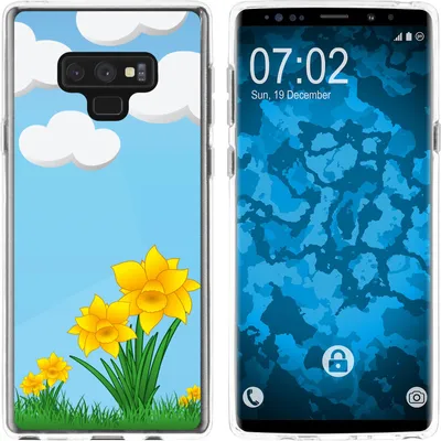Produktbild von PhoneNatic Case kompatibel mit Samsung Galaxy Note 9 Silikon-Hülle Ostern M4