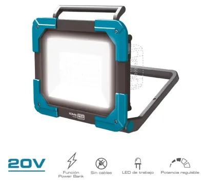 Image de Lampe Travail Led 20v éclairage Puissant Sans Fil 2500 Lm - Koma Tools