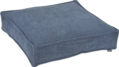 Produktbild von H.O.C.K. Jonny Matratzenkissen 50x50x10cm jeansblau schmaler Cord