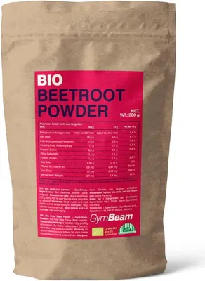 Image de GymBeam - Poudre de betterave rouge200 g