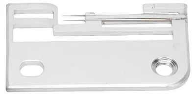 Produktbild von Ersatz-Nadelplatte für Overlock-Nähmaschinen JANOME 734D 744D, verschleißfest, aus Edelstahl
