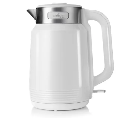 Obrázek produktu pro Lehmann Milano LHOEK-2220F bílá bezdrátová rychlovarná konvice 2200W, velká kapacita 2L, ocelový interiér, retro styl