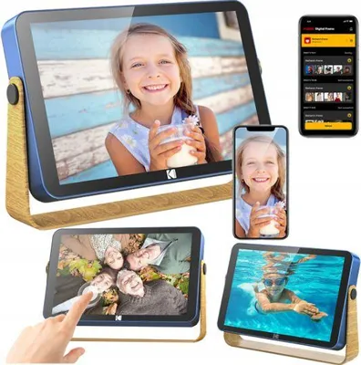 Zdjęcie produktu dla Kodak RWF108, 25,4 cm (10"), 1280 x 800 px, IPS, 16:10, JPEG, AVI, H.264, MPEG1, MPEG2, MPEG4