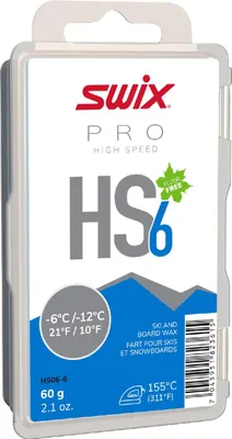 Produktbild von SWIX HS6 Blue -6°C/-12°C 60g Skiwachs blau