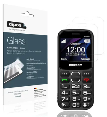 Image de 2x Protection ecrán pour Maxcom MM443 Verre souple Film Protecteur 9H dipos