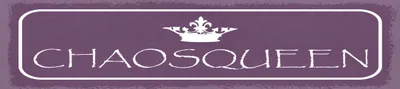 Produktbild von vianmo Blechschild 10x46 cm Chaosqueen Lila