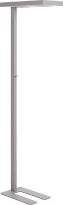 Produktbild von BELIANI LED-Stehlampe Silber Metall 197 cm mit Knopf Dimmschalter Drehdimmer Langes Kabel Bogenlampe Industrie Wohnzimmer Ausstattung Beleuchtung