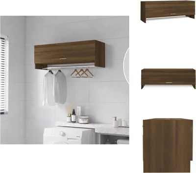 Produktbild von vidaXL Kleiderschrank Braun Eichen-Optik 100x32,5x35 cm Holzwerkstoff -  Kleiderschränke