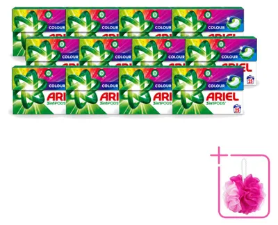 Produktbild von 12 x Ariel 3in1 Pods Color - Buntwaschmittel - 500 g - Sparpackung - 12 Stücke