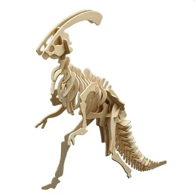 Produktbild von Pebaro Holzbausatz Parasaurolophus 856-4, Holzkonstruktion, Sperrholz