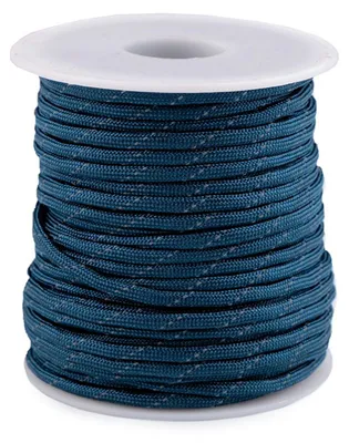 Produktbild von Schnur 25m x 4mm m. Reflektorfaden Polyester Seil Kordel Polyesterschnur