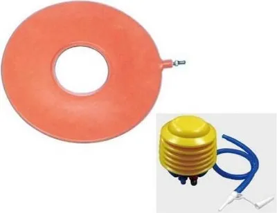 Produktbild von Sitzring/luftring aufblasbar mit Pumpe 45 cm 1 St