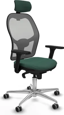 Produktbild von Bürostuhl mit Kopfstütze Jorquera Piqueras y Crespo 3D086G2 grün