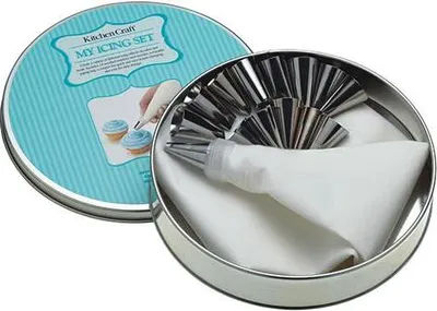 Produktbild von Glasurset mit Spritztüllen und Spritzbeutel - Sweetly Does It | Kitchen Craft