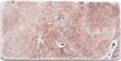 Produktbild von Naturstein Mosaikfliesen Travertin rot matt Wand Boden Küche Bad Dusche MOSF-45-M450