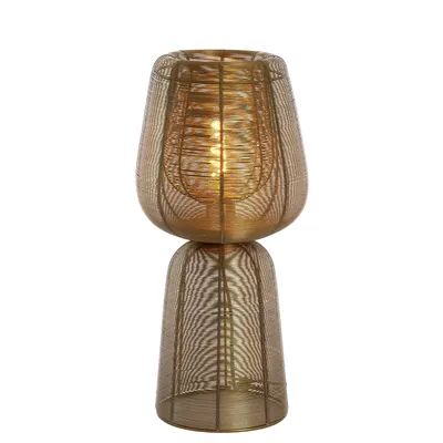 Produktbild von Light & Living - Tischleuchte Aboso - Bronze - Ø24cm Tischlampe - Nachttischlampe, Wohnzimmer, Schlafzimmer