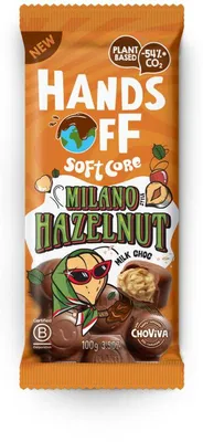 Image de Tartinade aux noisettes Hands Off Milano 100g – végétalienne, sans gluten, sans huile de palme