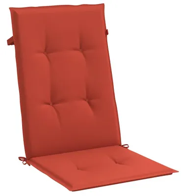 Obrázok produktu pre vidaXL Vysoké vankúše na operadlo 4 ks. Melange červená látka 120x50x4 cm