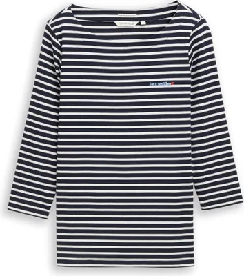 Produktbild von Langarmshirt mit Streifenmuster