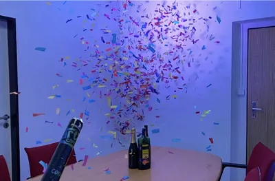 Produktbild von Konfettishooter 60 cm | Farbwahl Farbe: Bunt