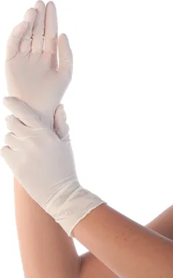 Produktbild von HYGONORM Nitril Handschuh "SAFE LIGHT" XL weiß 100 Stück