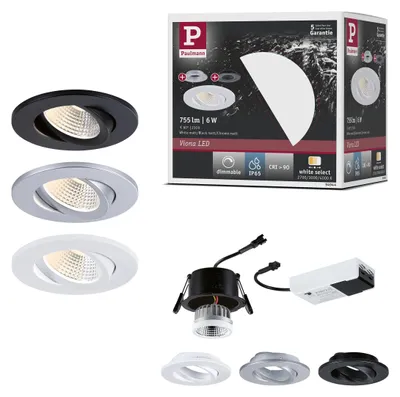 Immagine prodotto di Lampada da incasso a LED Paulmann Viona, modello singolo