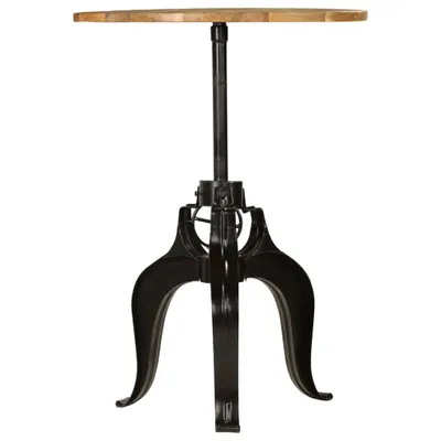 Image de vidaXL Table de bar en bois massif de manguier 75×(76-110) cm