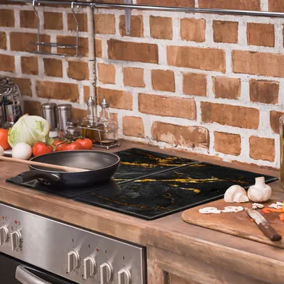 Imagen del producto de Placa de vitrocerámica protectora para cocina, 2x30x52 cm, mármol