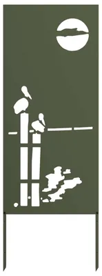 Productafbeelding van vidaXL Tuin - Privacy-schermdoek, olijgroen, 50 x 140 cm