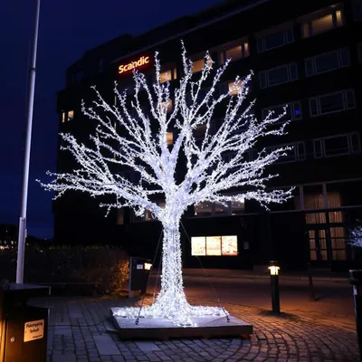 Produktbild von 50m 250 LED weiß Lichterkette Weihnachtsbeleuchtung Balkon Fenster Garten Deko