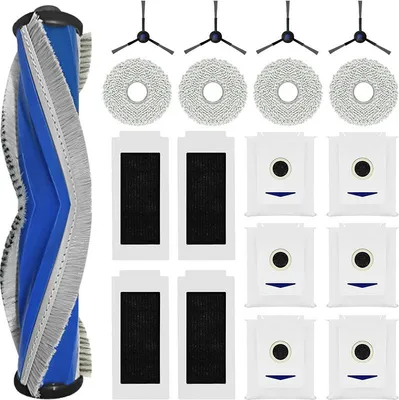 Produktbild von Ersatzteile Für Saugroboter 1 Set, Hochwertige Bürsten & Filter Kompatibel Mit Ecovacs Deebot T30 Pro Omni / T30 Omni
