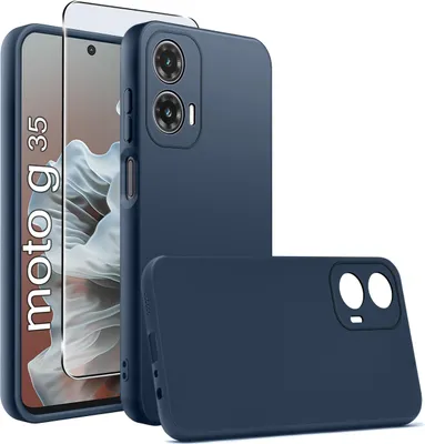Obrázek produktu pro Pouzdro na Motorola Moto G35 5G silikonové MATOVÉ + Ochranné sklo 9H