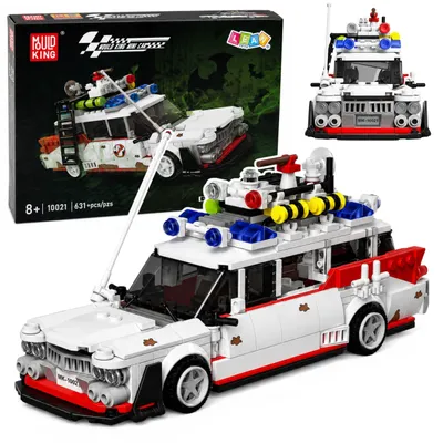 Produktbild von Bausteine ​​Auto Geisterbus Weiß 631 Teile