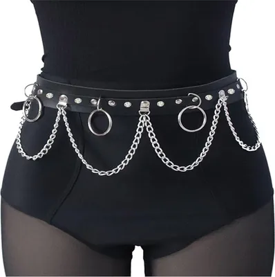 Produktbild von Damen punk gürtel gothic gürtel