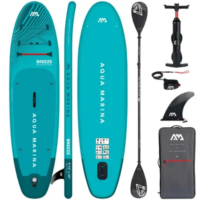 Zdjęcie produktu dla Deska SUP Pompowana Aqua Marina Breeze 300 cm Niebieski + Wiosło Dual-Tech