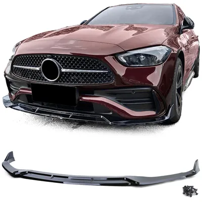 Produktbild von Spoiler Frontspoiler Schwarz Glanz für Mercedes W206 S206 ab 2021- mit AMG-Line