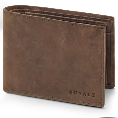 Produktbild von ROYALZ "Detroit" Geldbörse Herren Echt Leder RFID Schutz viele Fächer