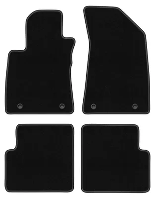 Image de Tapis de sol en moquette pour MG ZS II 2022- (crossover) – jeu 4 pièces, noirs, sur mesure – Wielganizator BASIC