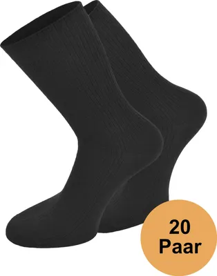 Produktbild von normani 20 Paar Baumwollsocken Uni