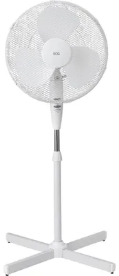Zdjęcie produktu dla ECG FS 40A, Wentylator domowy z łopatkami, Biały, Podłoga, Metal, Plastik, 67 dB, 40 cm