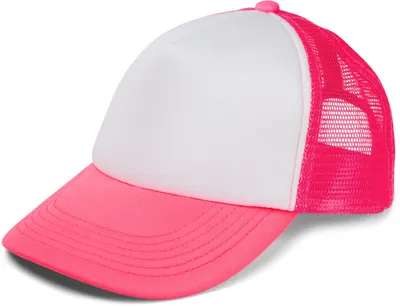 Produktbild von styleBREAKER Uni 5-Panel Trucker Cap mit Mesh-Einsatz | verstellbares Basecap mit Click Snap Verschluss | luftiges Netz Cap für Damen und Herren